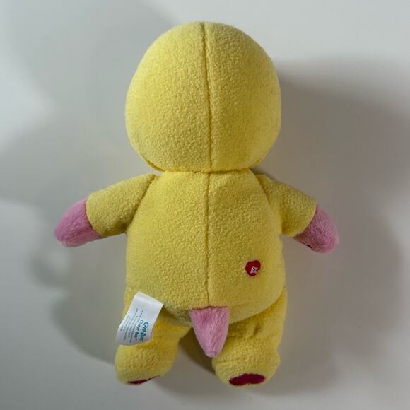 Care Bears Cheer Rainbow Pink Bear In Duck Costume 2008 8" Plush Stuffed Animal - Picture 2 of 8